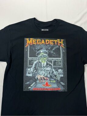 Megadeth Band Merch T-Shirt (Brand New Condition) 90s Heavy Metal Album Tour Tee